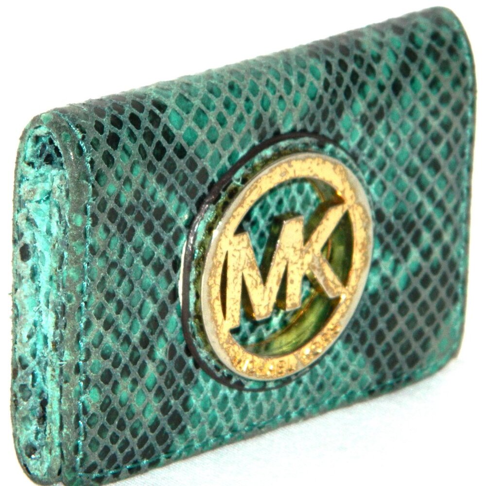 Michael Kors Python Embossed Card Case - image 1